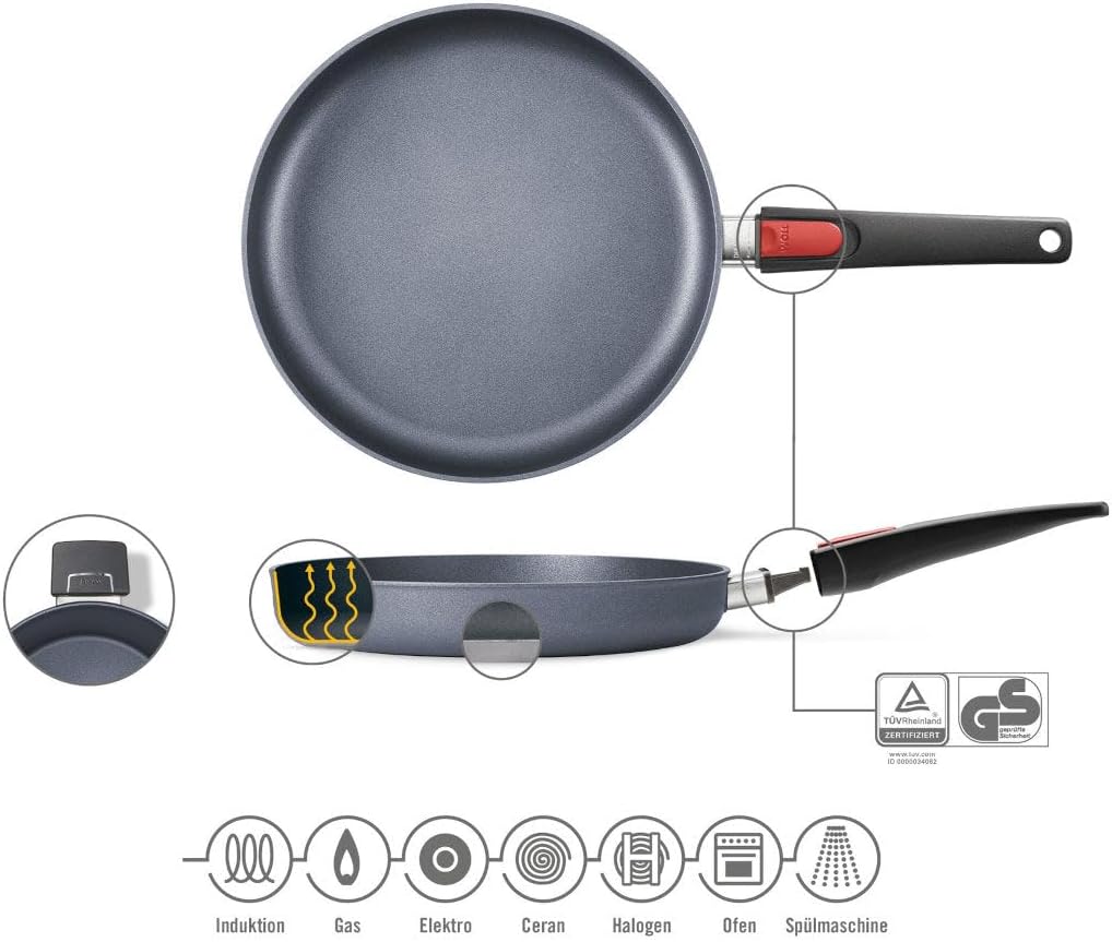 Woll Diamond Lite Saute Pan Detachable Handle